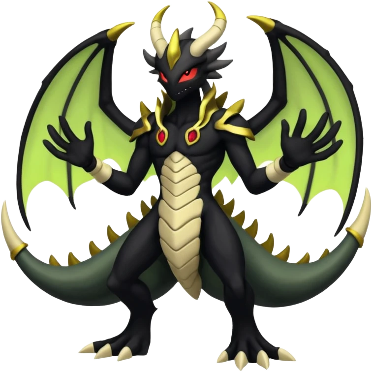 Zygarde-Giratina-Darkrai-fusion, full body emoji