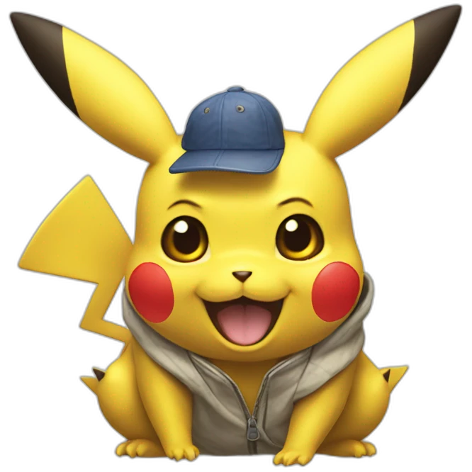 hyperrealist pikachu emoji