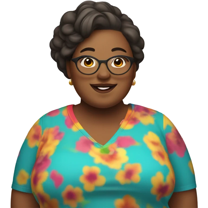 Fat lady emoji