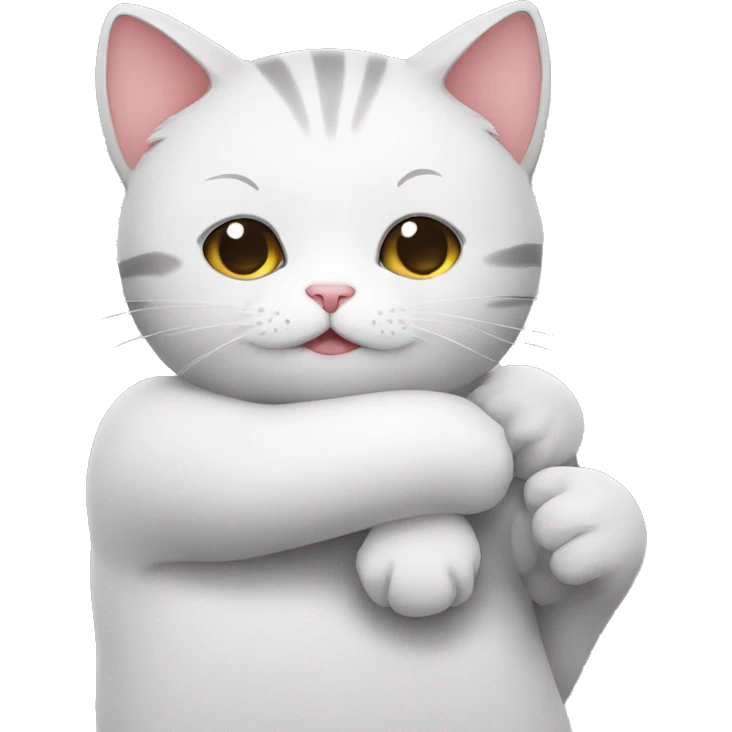 hug cat emoji