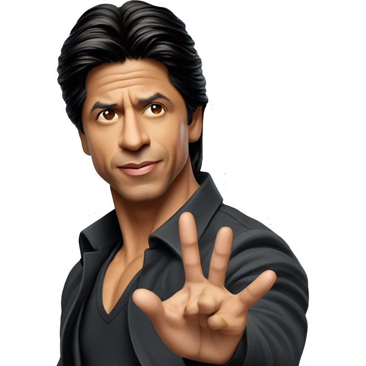 Shahrukh Khan pose emoji