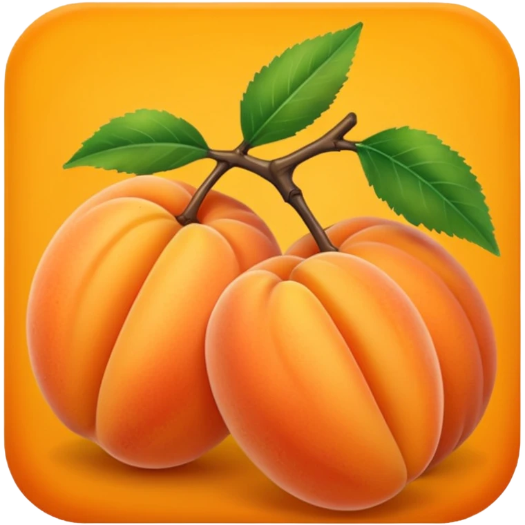 apricots emoji