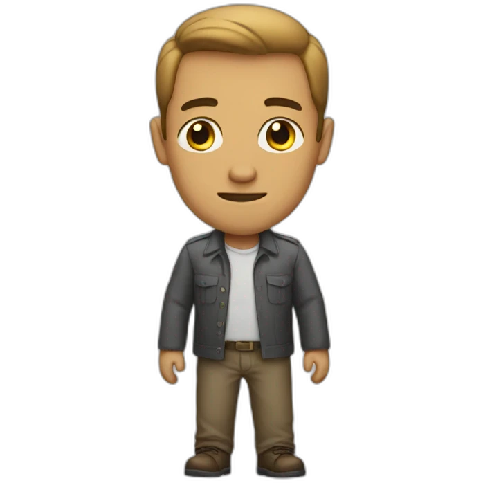 A man with no job emoji