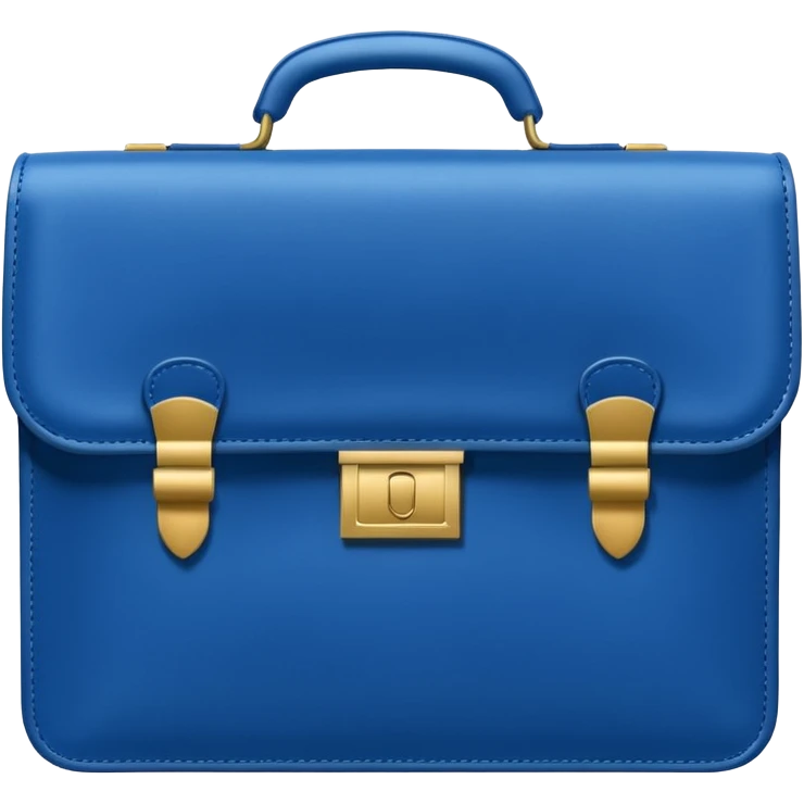 BLUE briefcase AND MONEY emoji
