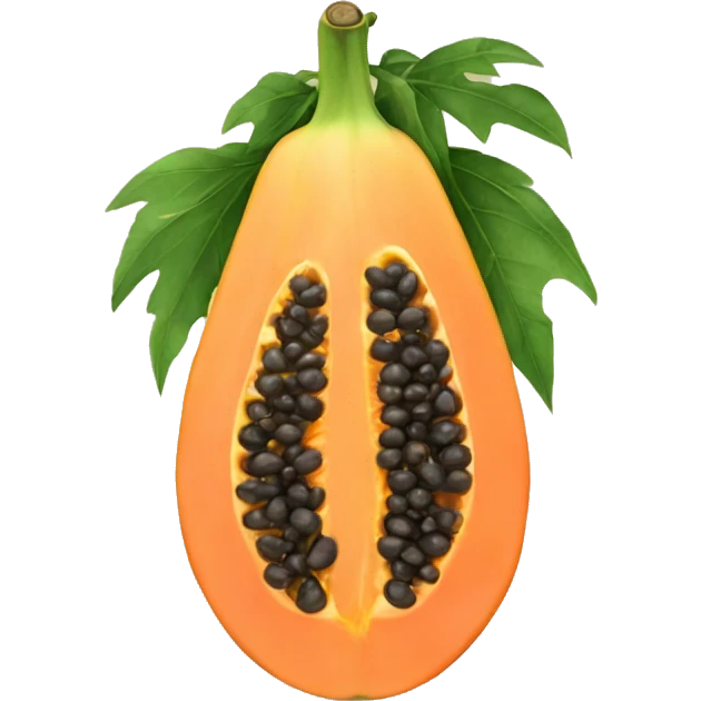 Papaya emoji