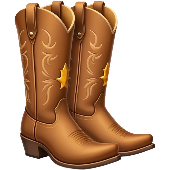 Cowboy boots emoji