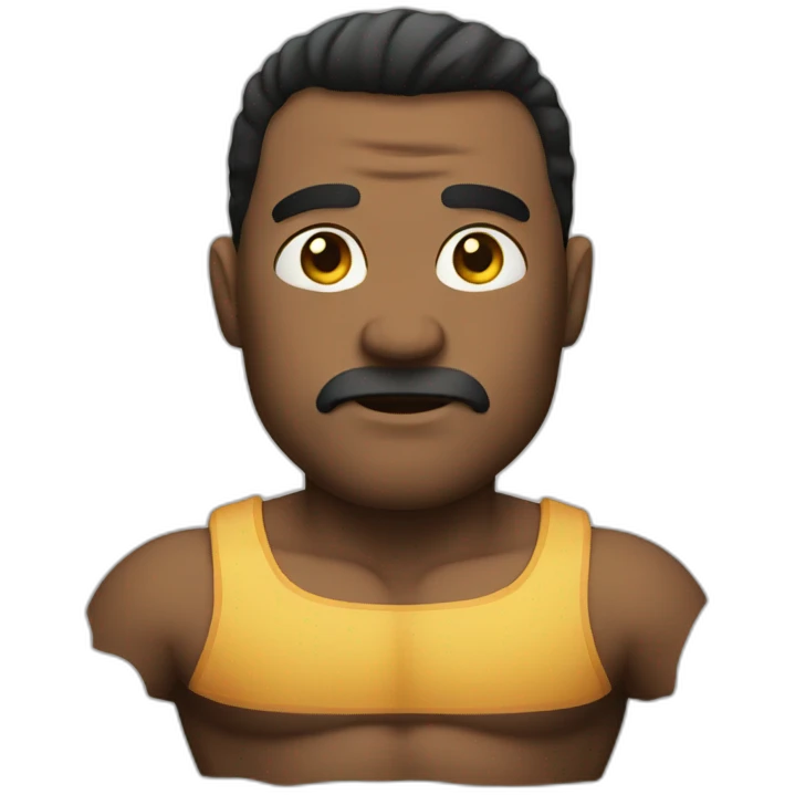 Strong man emoji