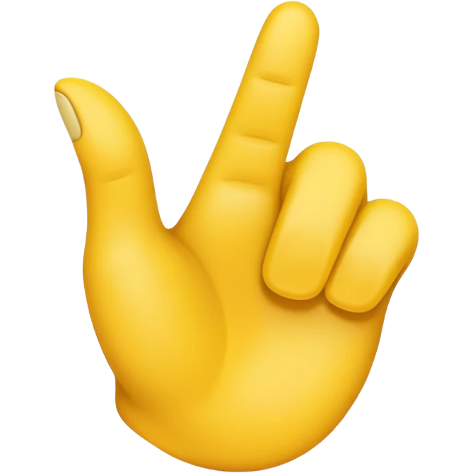 One finger pointed front emoji emoji