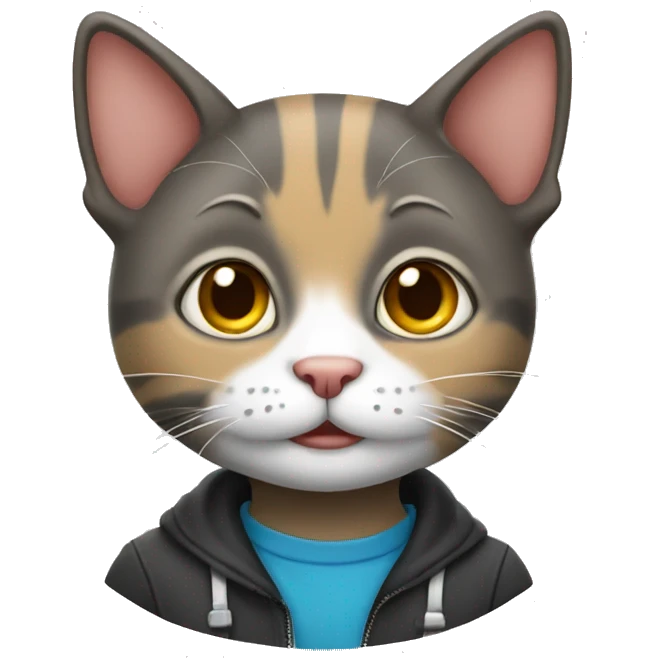student cat emoji
