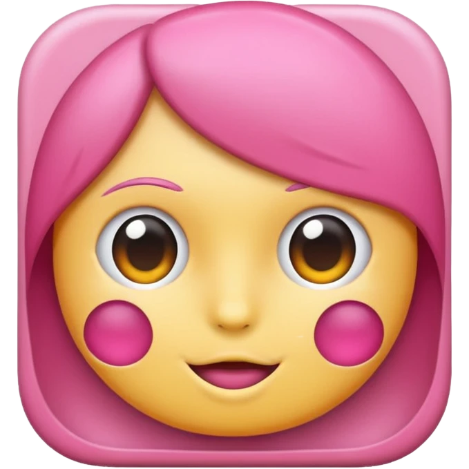 Pink emoji