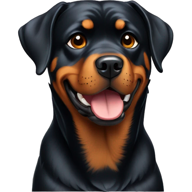 rottweiler dog emoji