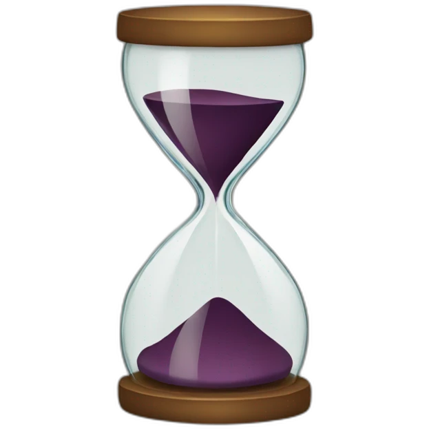 Hour glass emoji