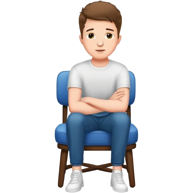 charlie puth sitting on a chair emoji
