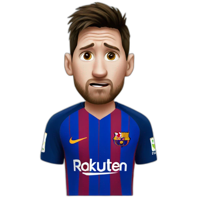 messi crying emoji