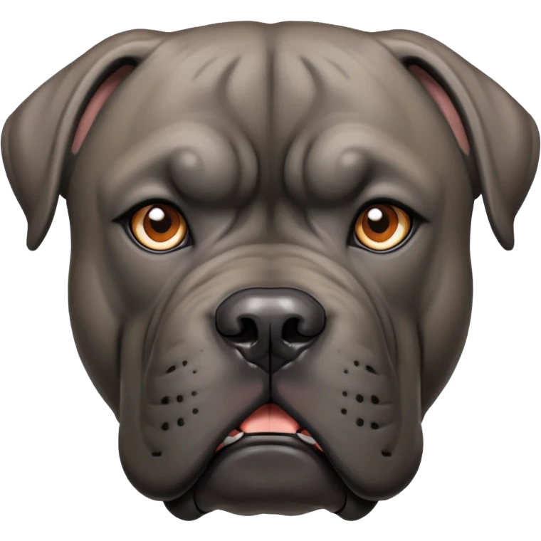 Cane Corso dog face emoji