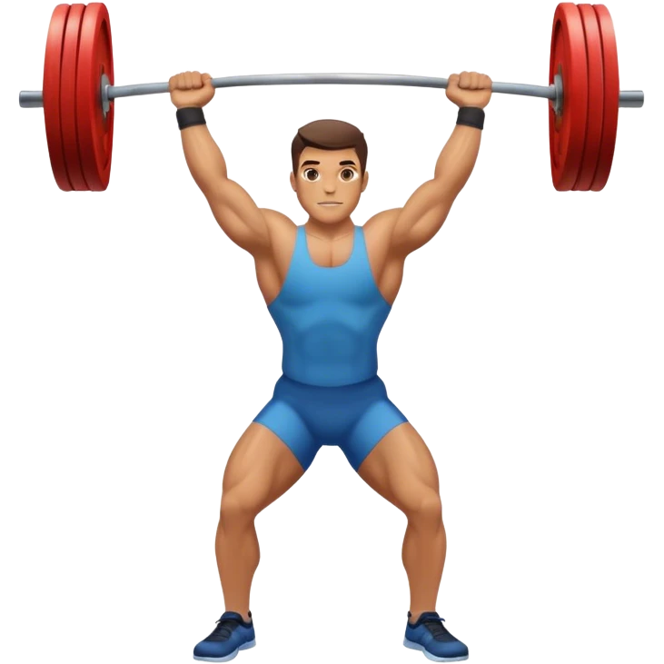 clean and jerk exercise emoji
