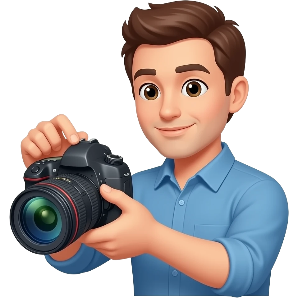 A tech working on cameras emoji
