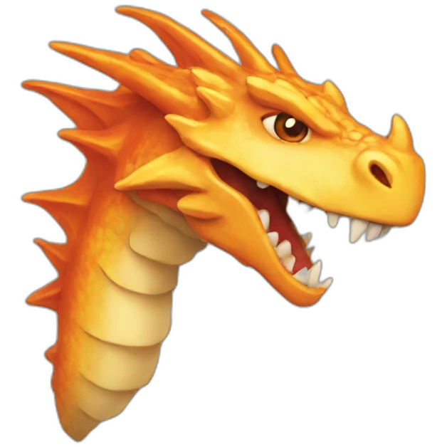 Dracaufeu doré emoji