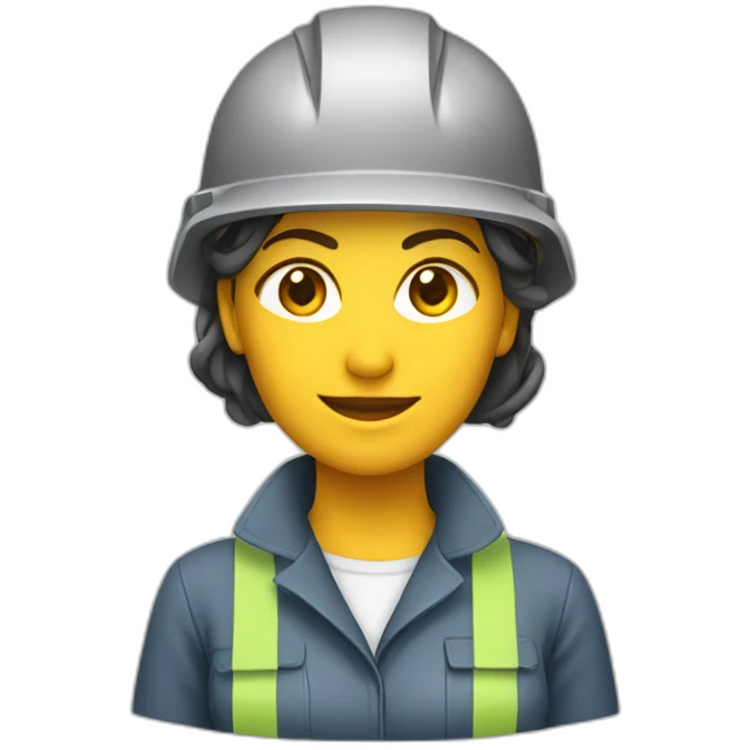 Female mechanical engineer emoji