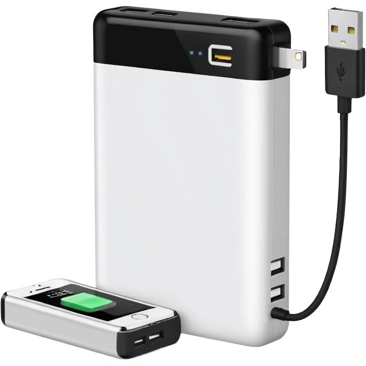 powerbank charging emoji