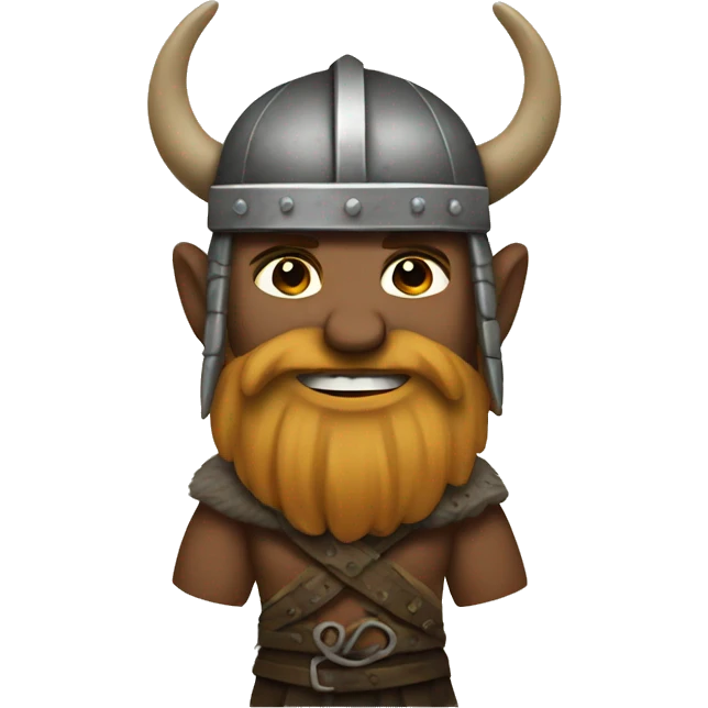 Viking with tattoos  emoji