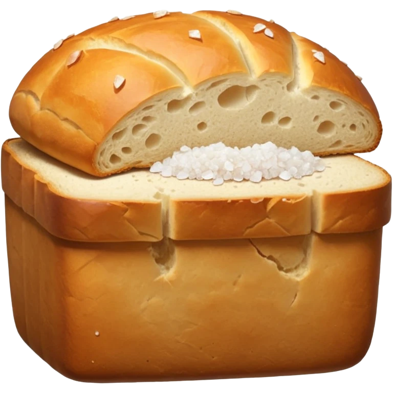 Salt bread 3d aesthetic emoji