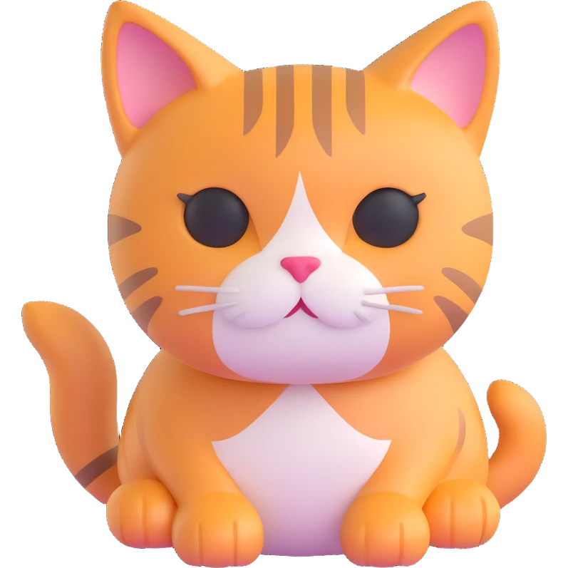 cute and expressive cat emoji