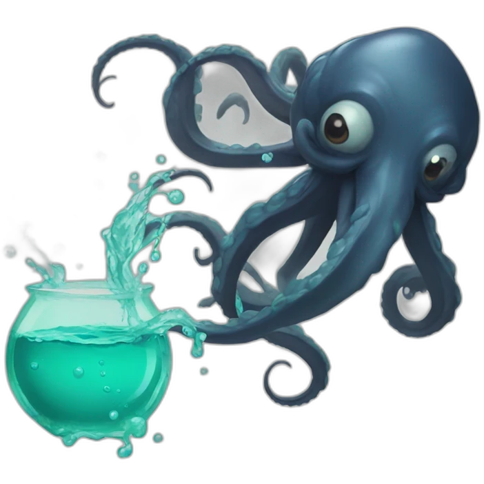 kraken spitting ink emoji