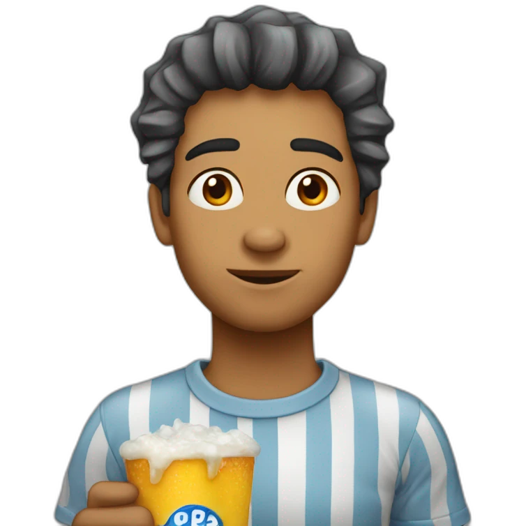 Cara congelada con corona emoji