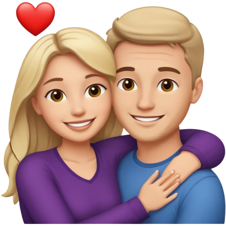 beautiful loving couple emoji