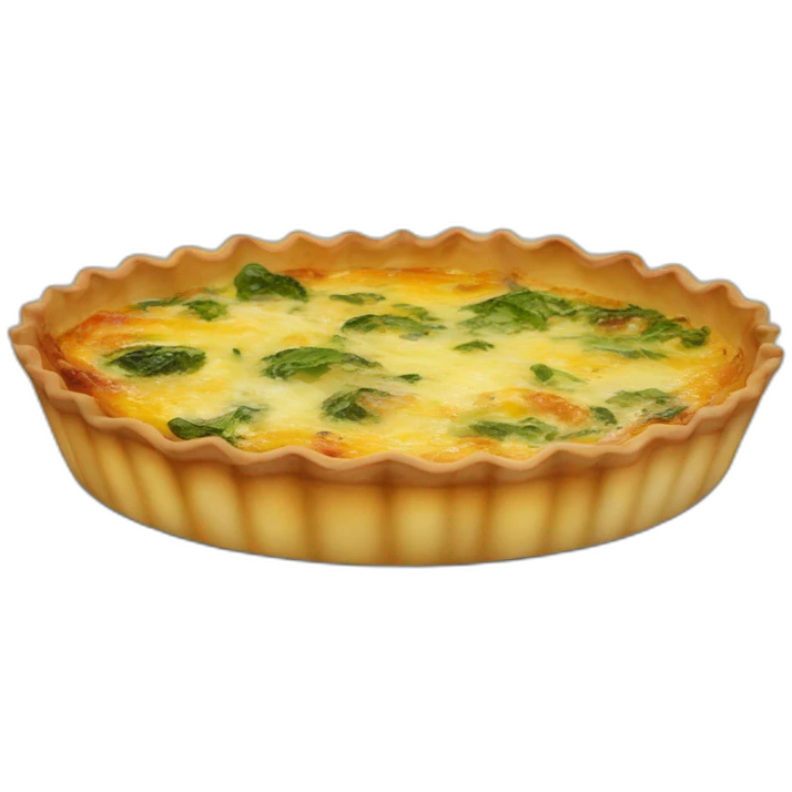 Quiche au poireau emoji