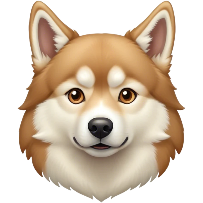 Light Brown Husky  emoji
