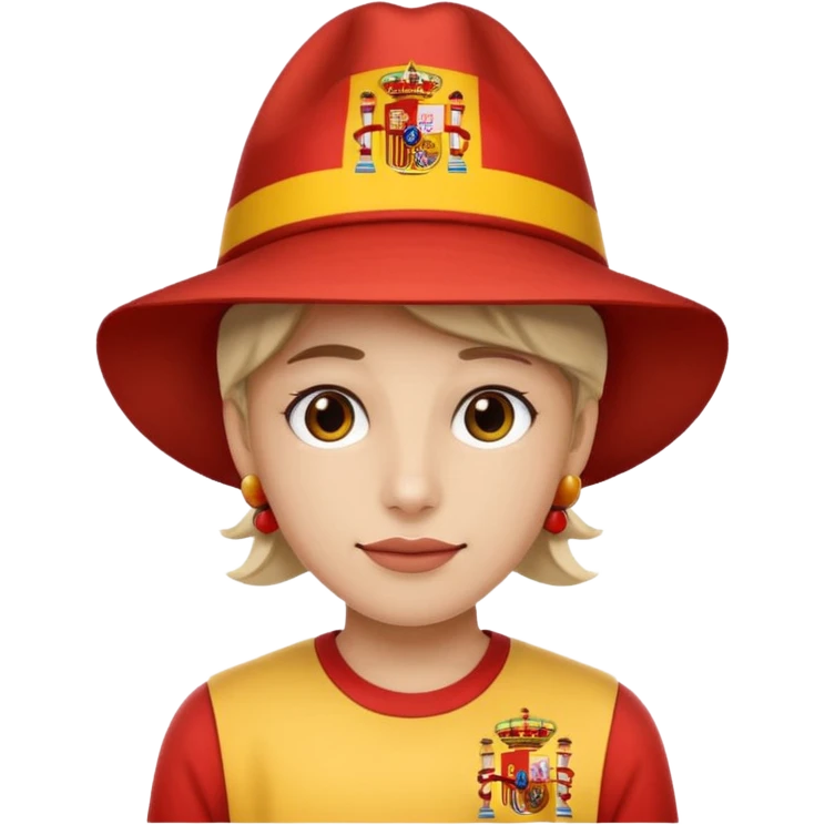 美式生活，帽子logo是西班牙国旗 emoji
