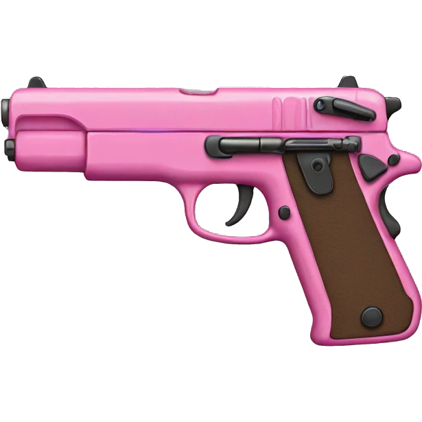 Pink gun emoji