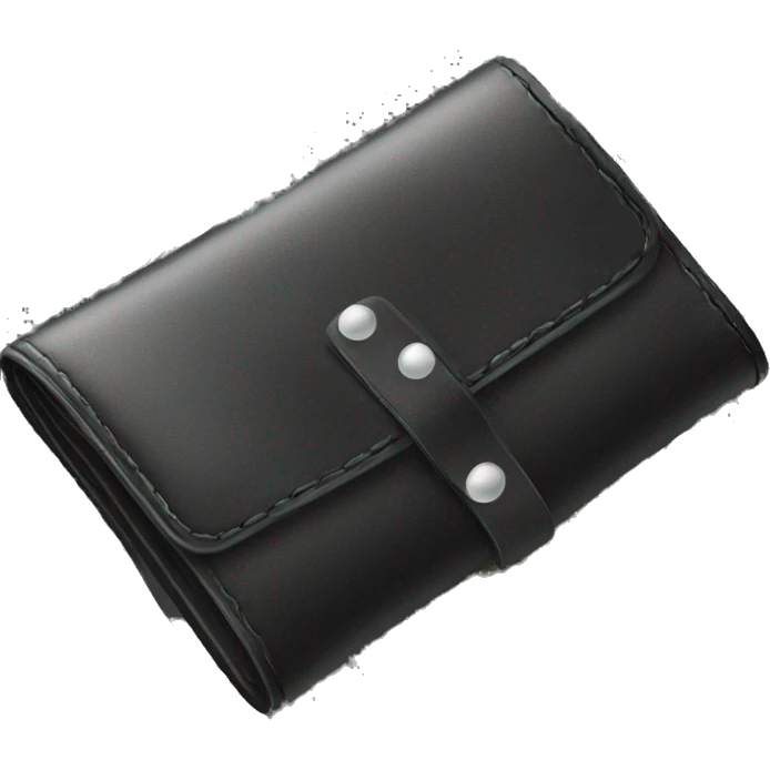 black wallet with money emoji