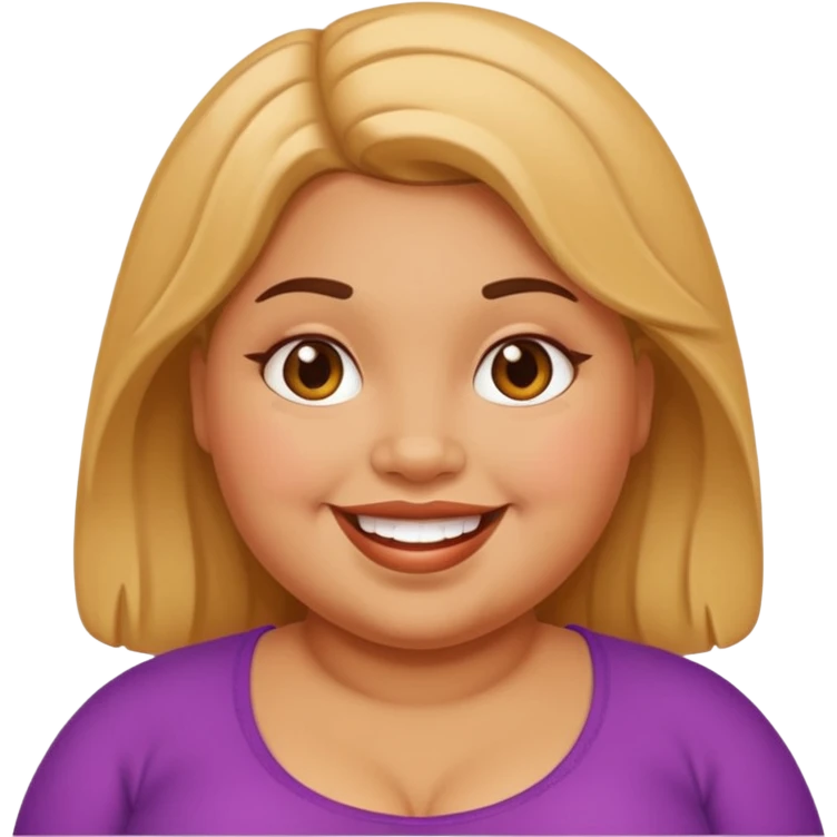 Fat girl emoji