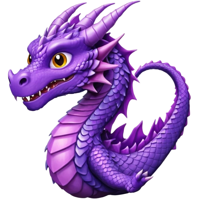purple dragon emoji