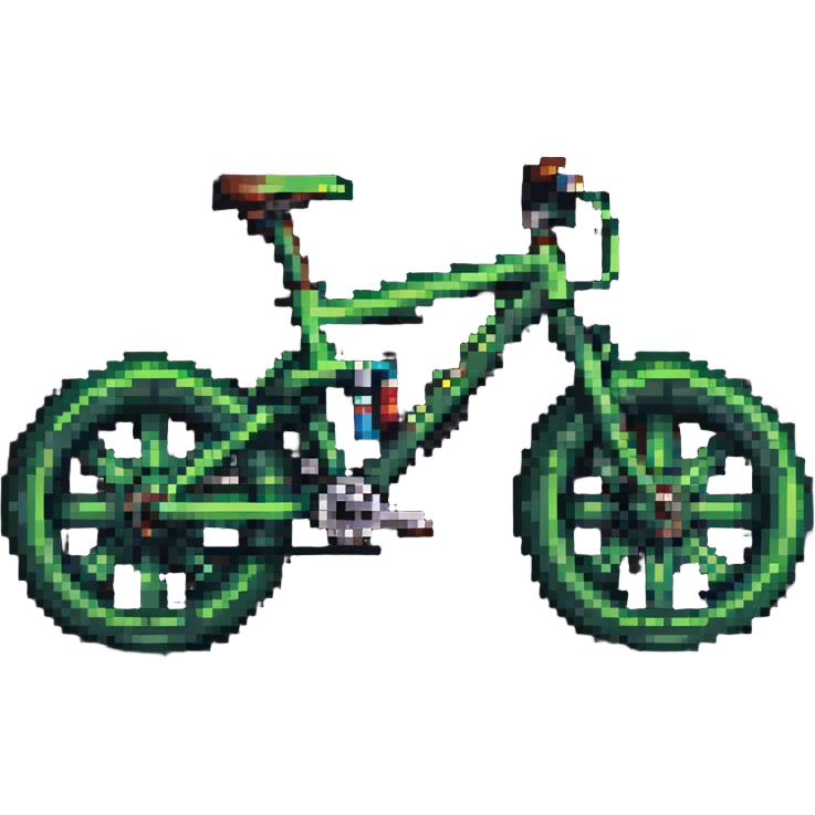 Mountain bike with tires emoji