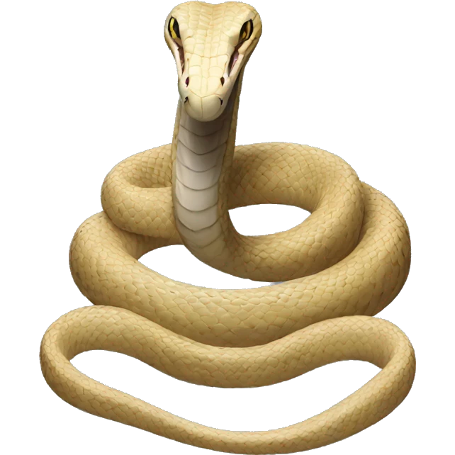 realistic cobra full body emoji
