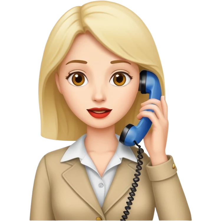 woman talking on the phone emoji