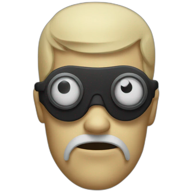 Cyclope noir  emoji