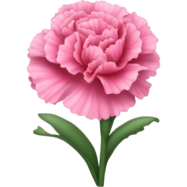 pink carnation flowers emoji