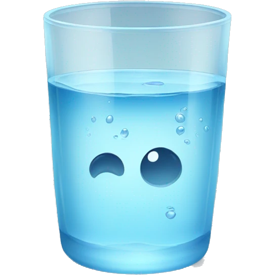 glass of water  emoji