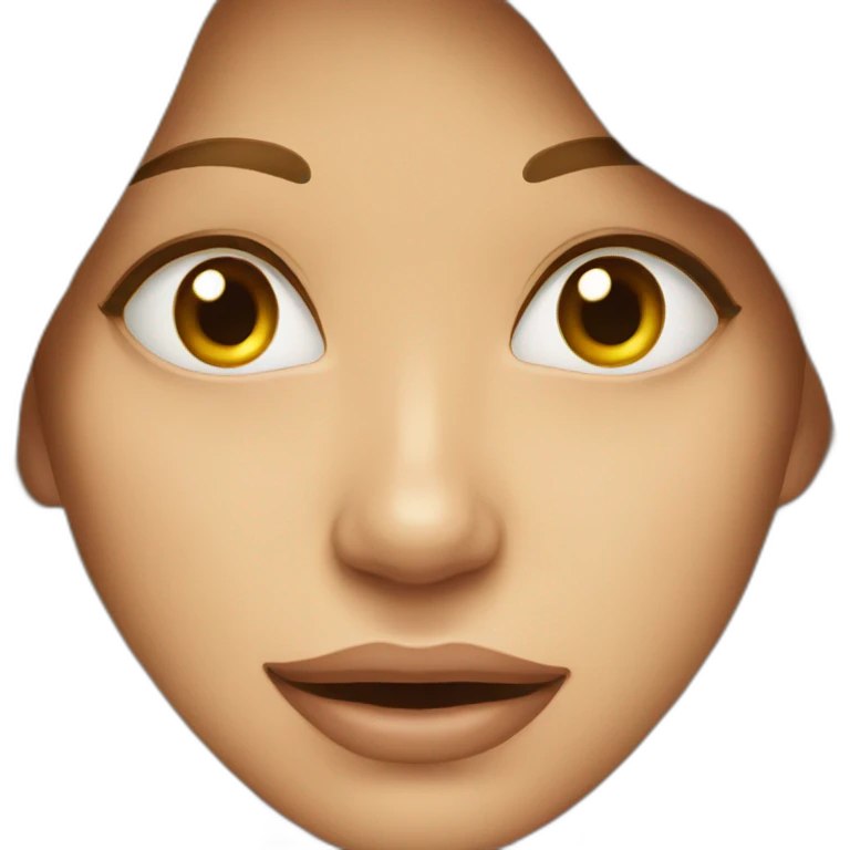 woman with gaps between her teeth emoji