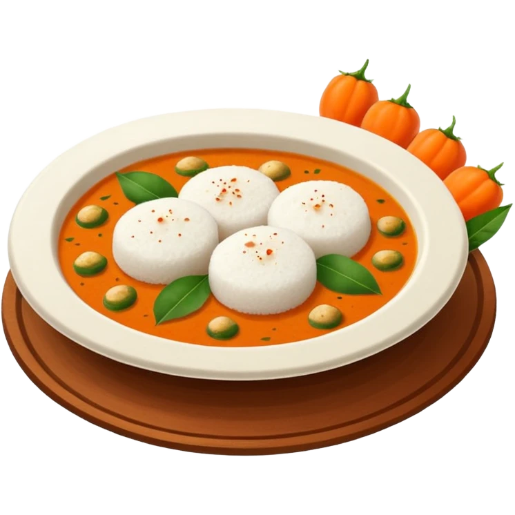 Idli sambar emoji