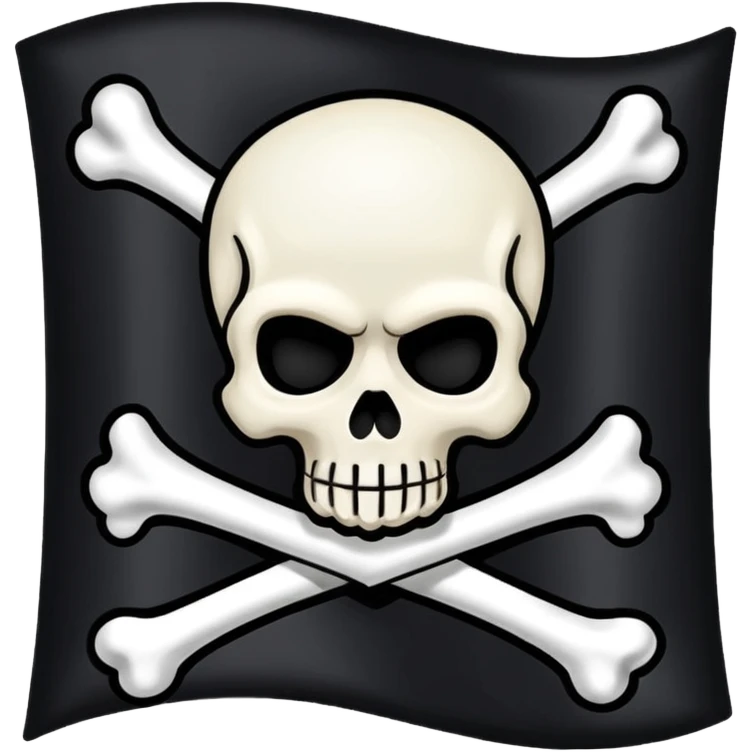 jolly roger flag emoji from one piece emoji