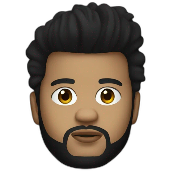 The weeknd chanteur emoji