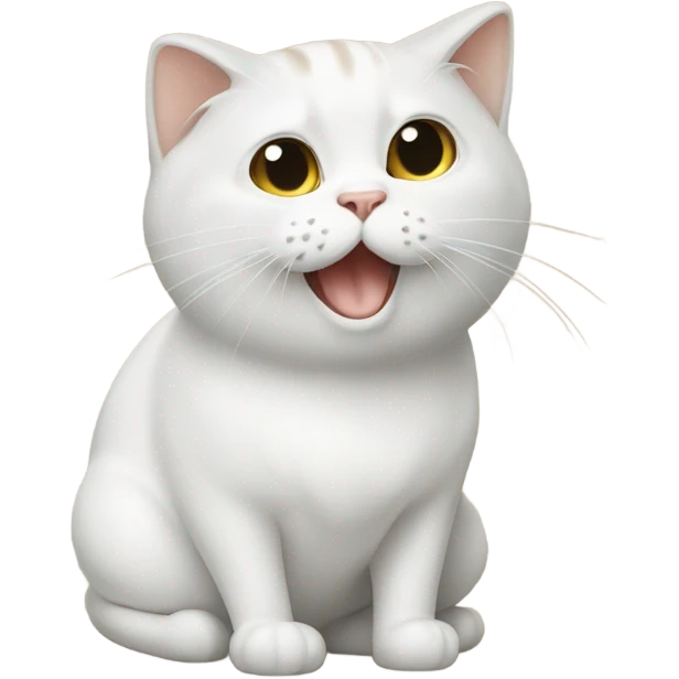 un chat qui boit du lait emoji