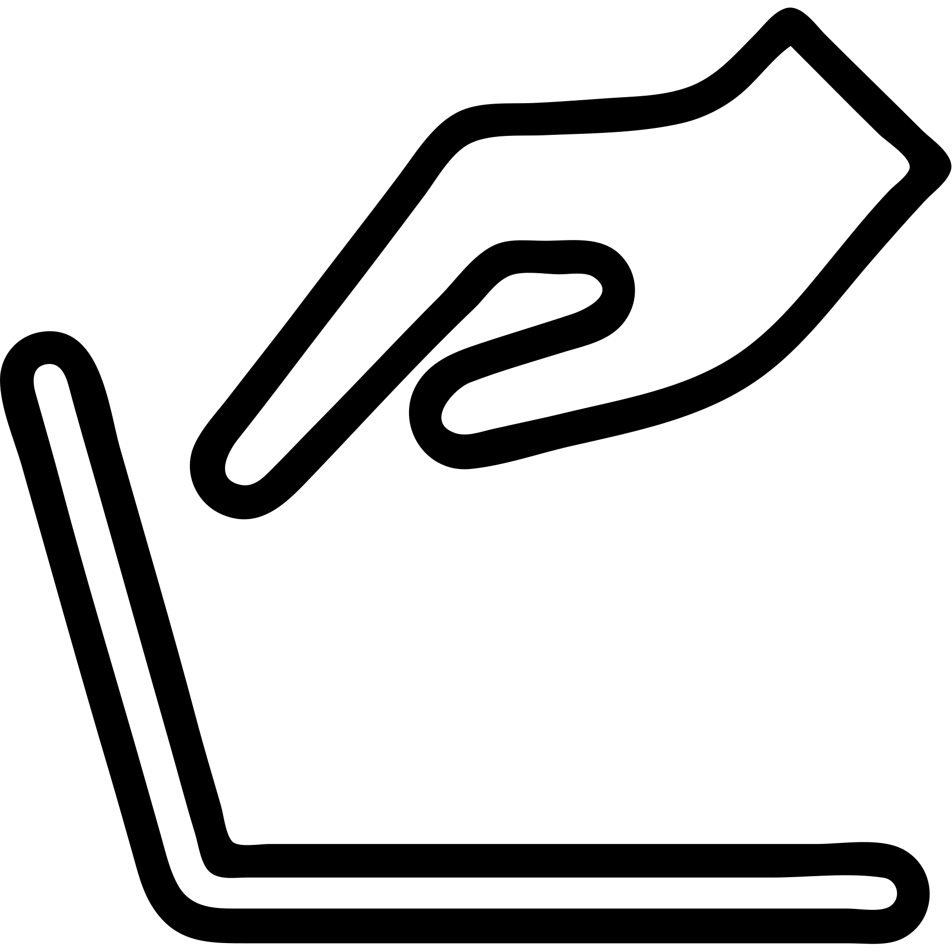 a hand closing a laptop, clear gesture, minimal style, bold lines emoji