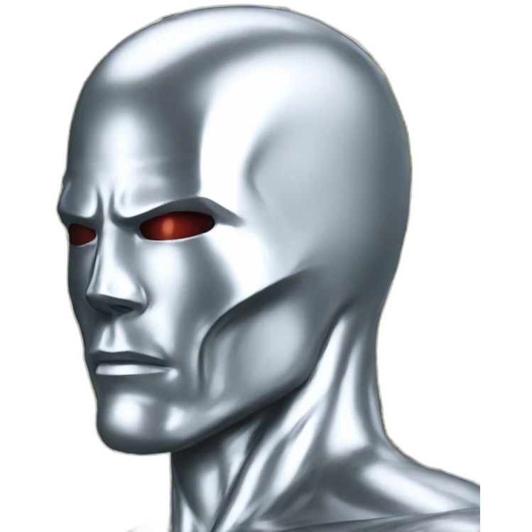 Silver surfer from the hood emoji